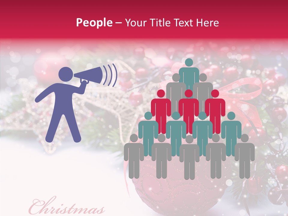 Purple Christmas PowerPoint Template