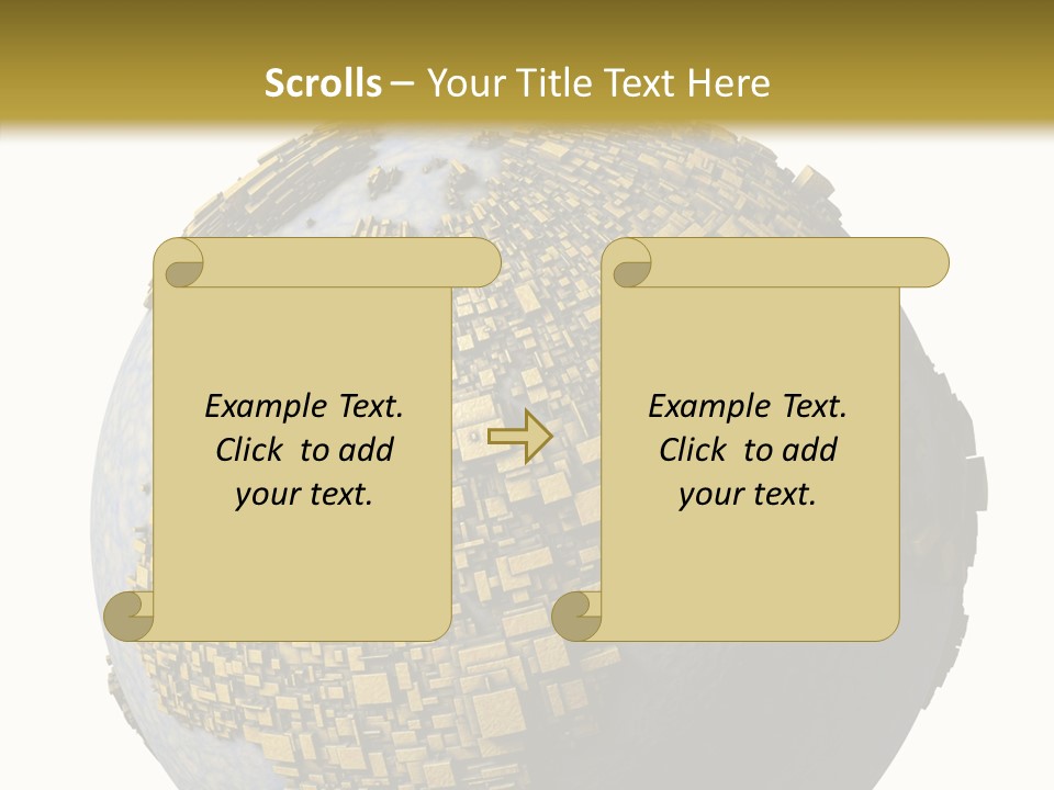 Atlas Europe Shape PowerPoint Template