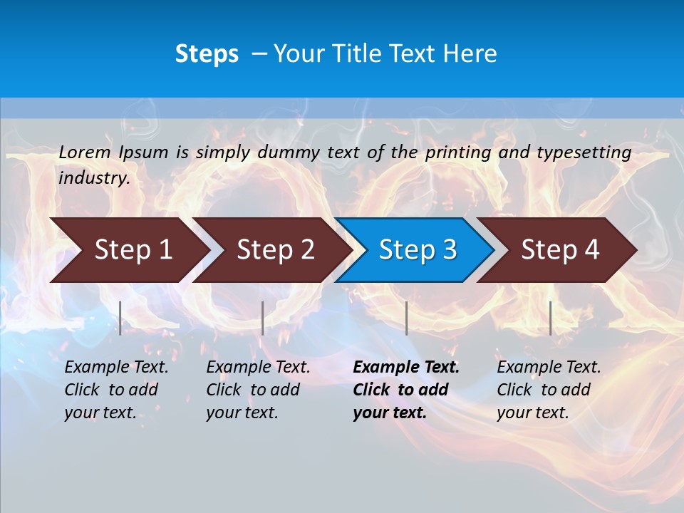 Coloured PowerPoint Template