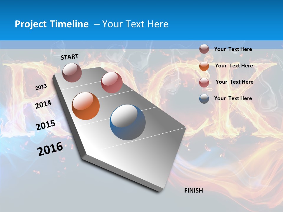 Coloured PowerPoint Template