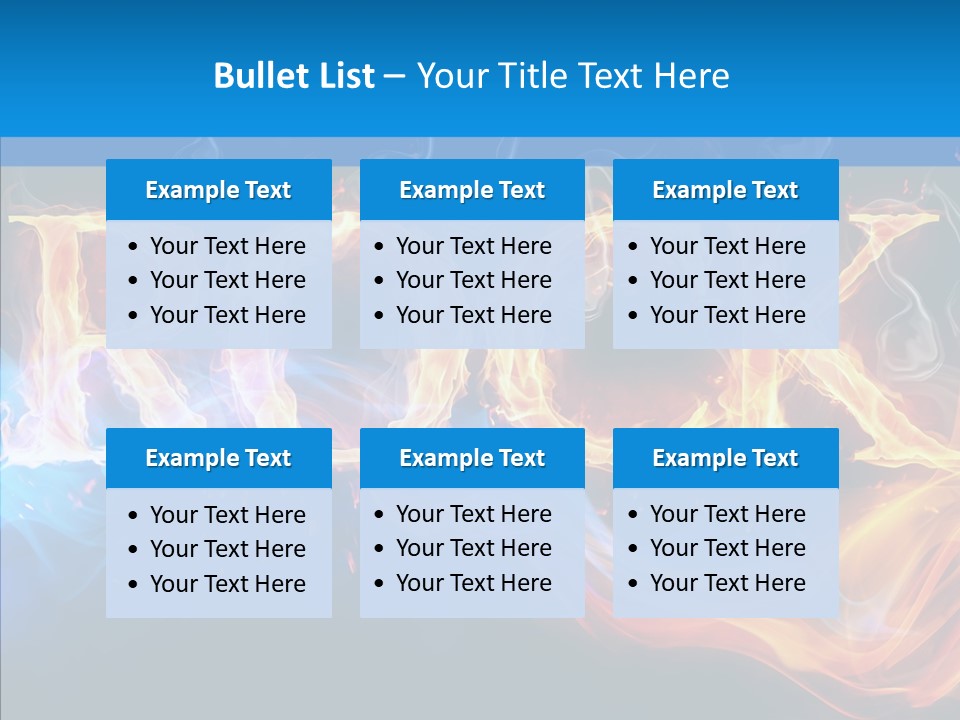Coloured PowerPoint Template