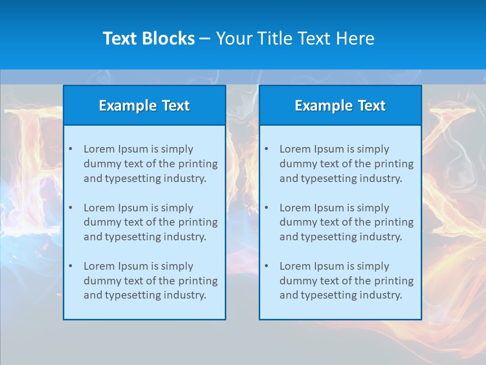 Coloured PowerPoint Template