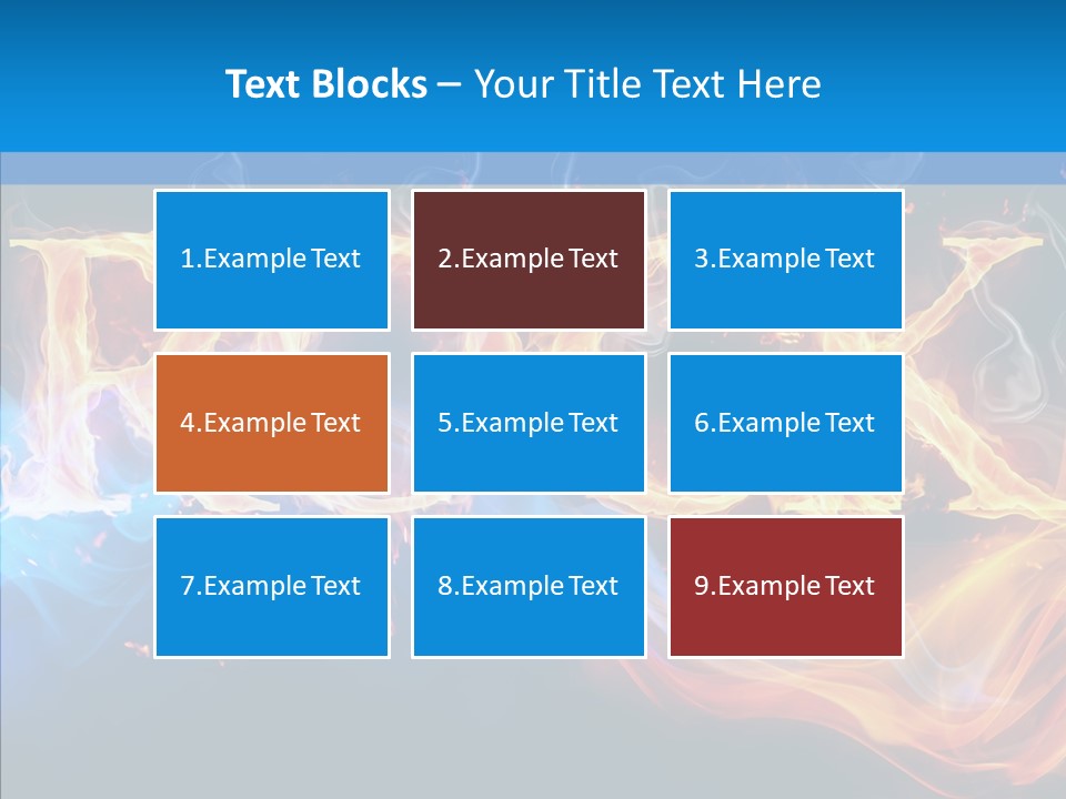 Coloured PowerPoint Template