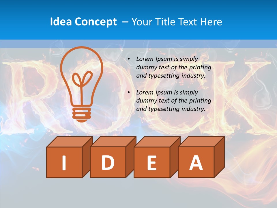 Coloured PowerPoint Template