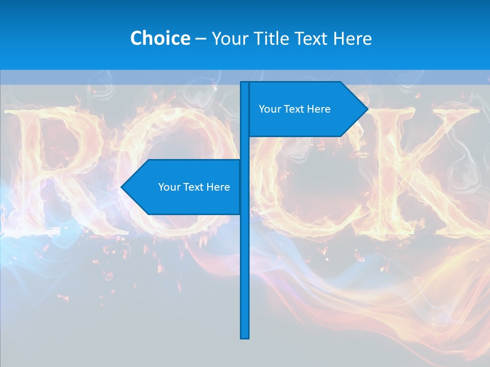 Coloured PowerPoint Template