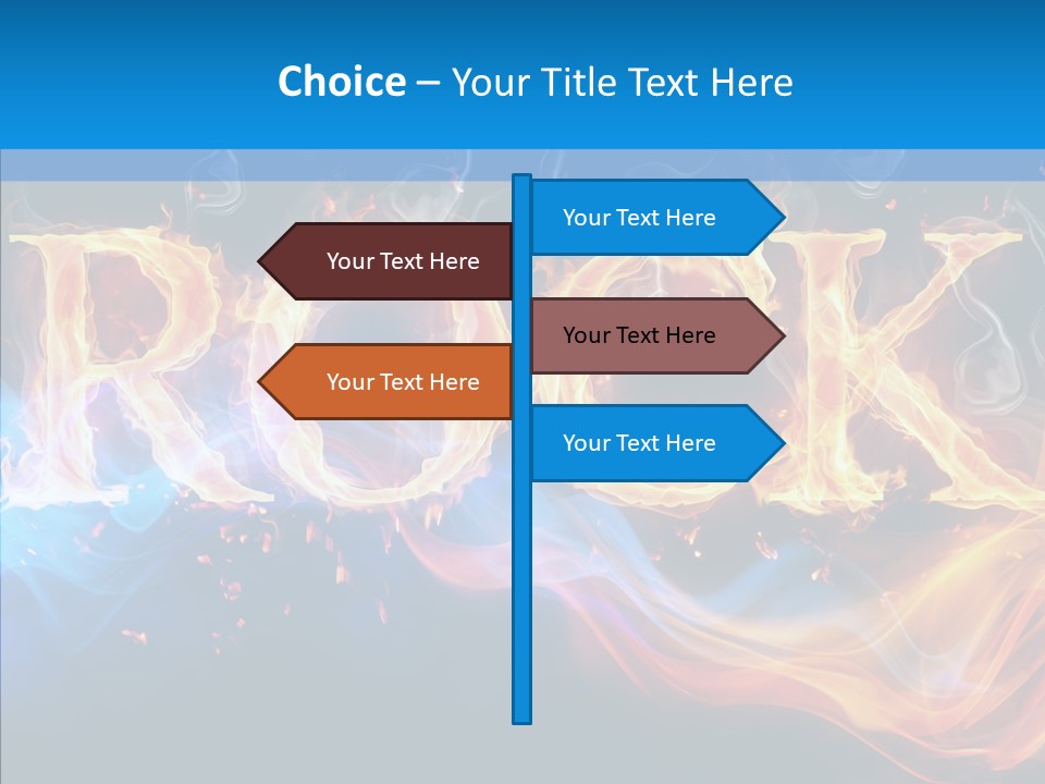 Coloured PowerPoint Template