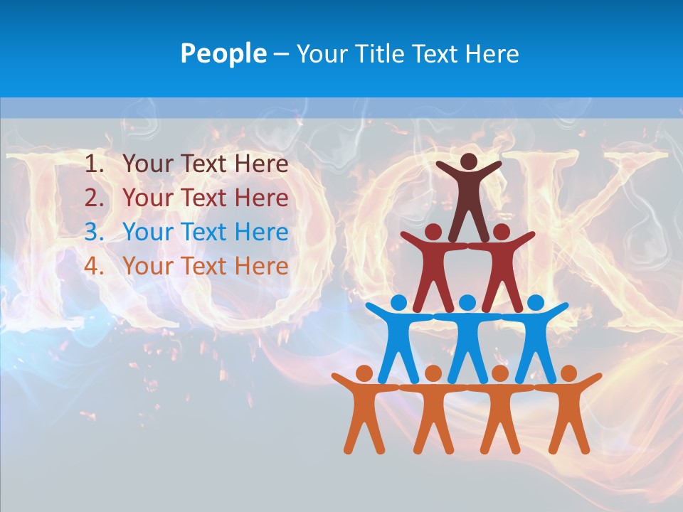 Coloured PowerPoint Template