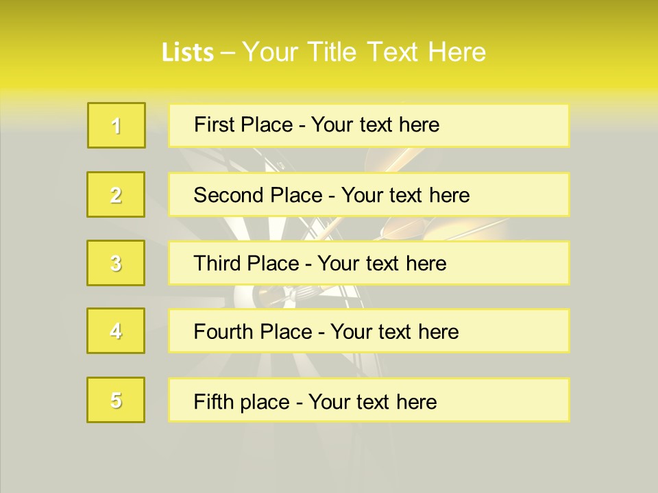 Darts Challenge PowerPoint Template