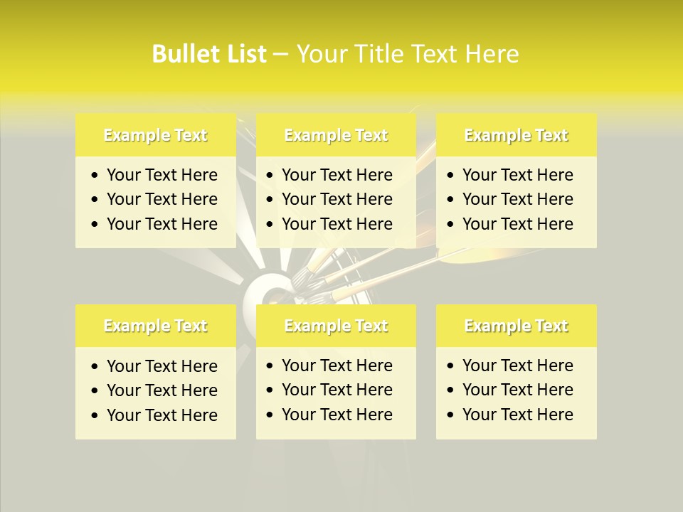 Darts Challenge PowerPoint Template