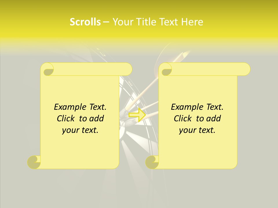 Darts Challenge PowerPoint Template