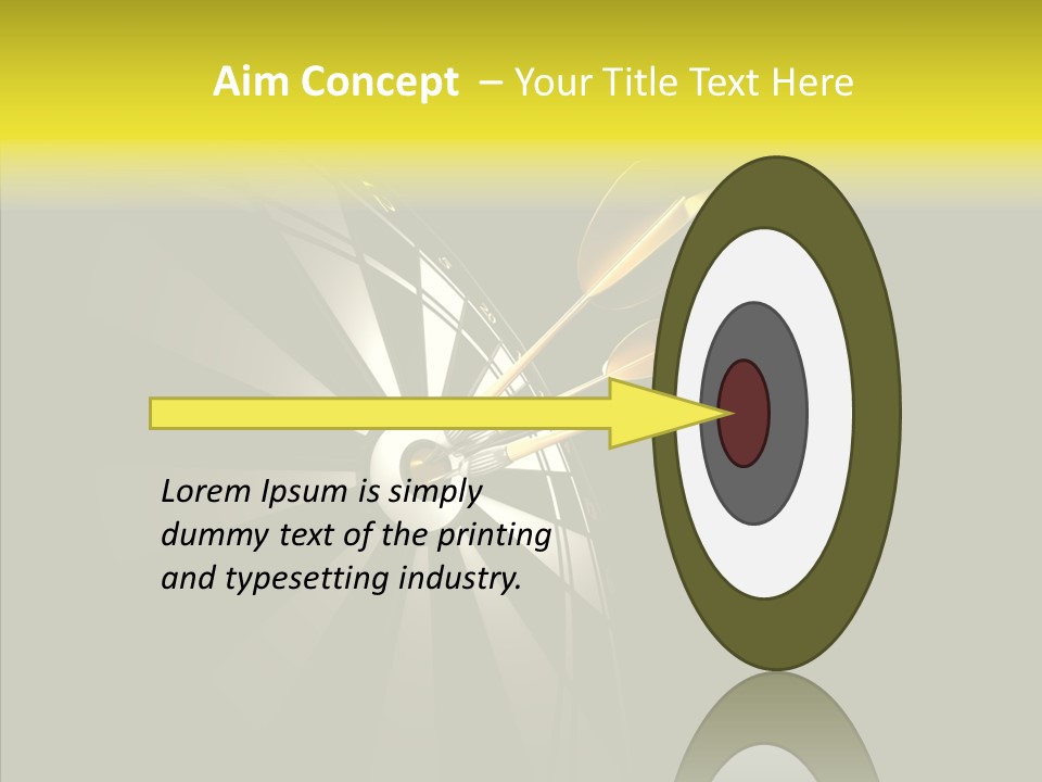 Darts Challenge PowerPoint Template