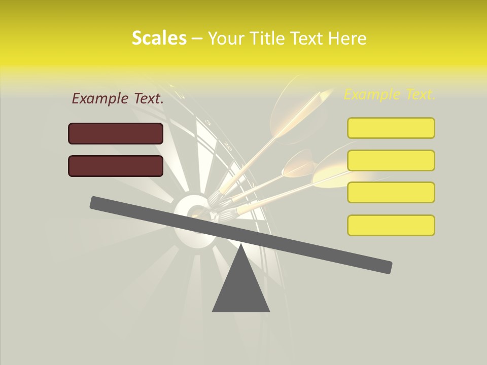 Darts Challenge PowerPoint Template