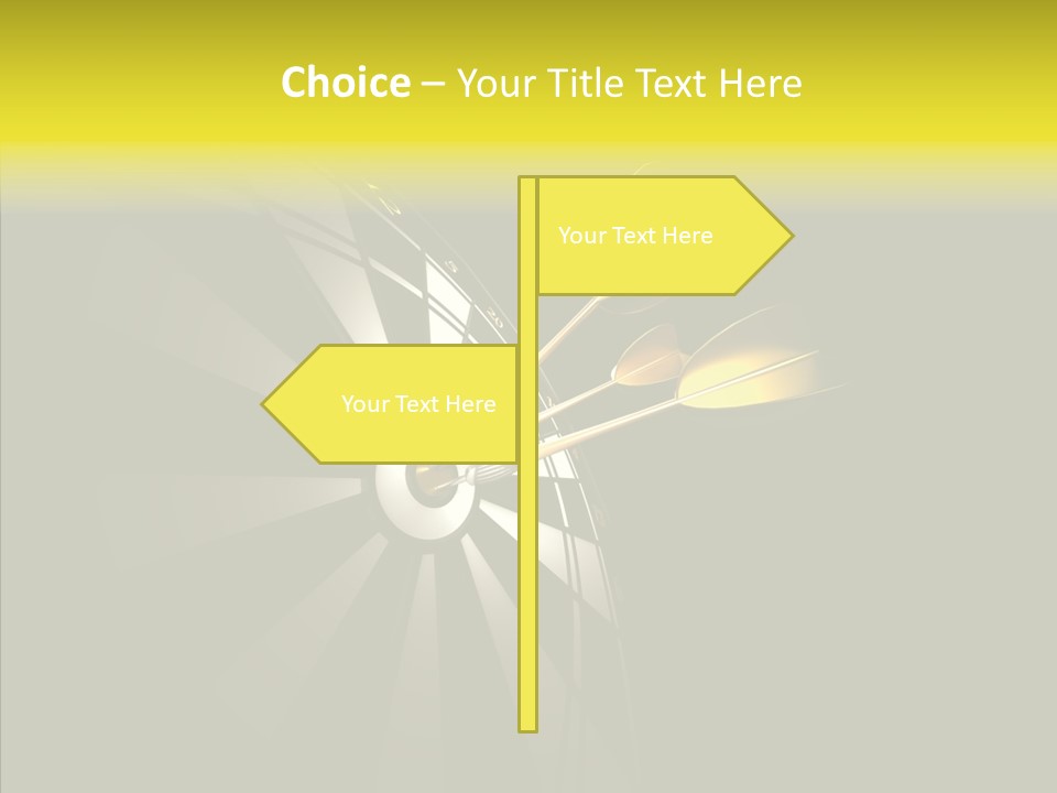 Darts Challenge PowerPoint Template