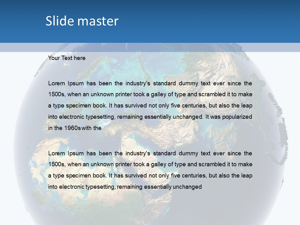 Stock Earth PowerPoint Template