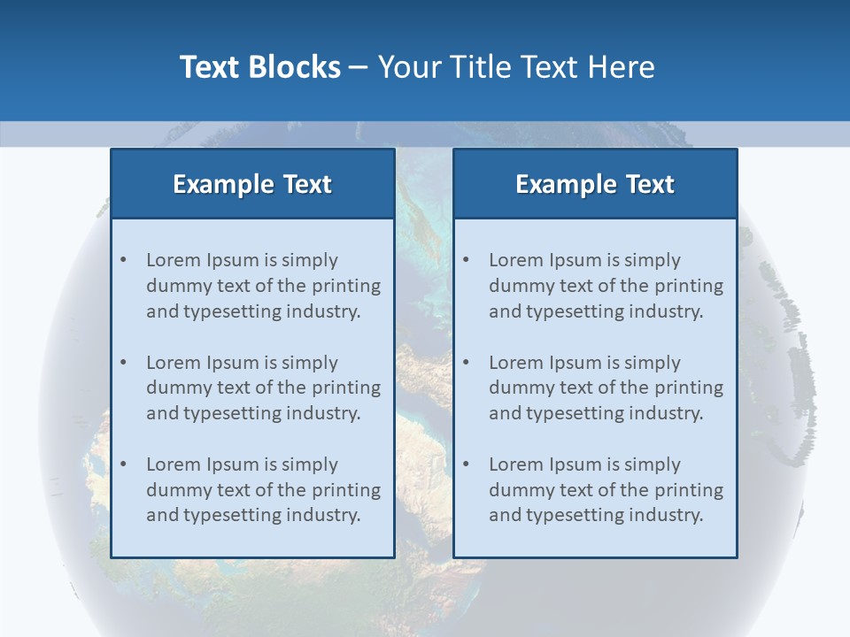 Stock Earth PowerPoint Template