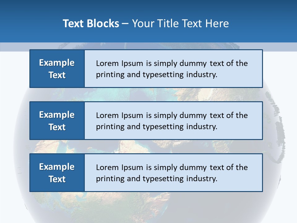Stock Earth PowerPoint Template