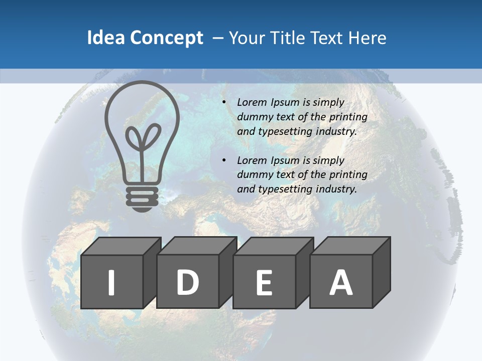 Stock Earth PowerPoint Template