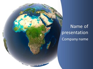 Future Earth Continents PowerPoint Template