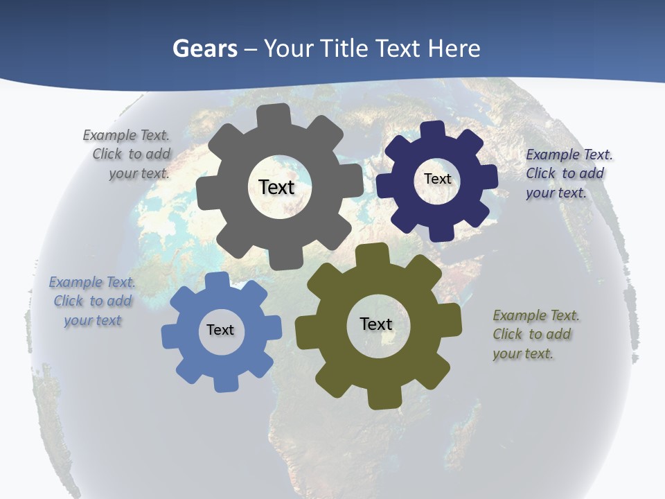 Future Earth Continents PowerPoint Template