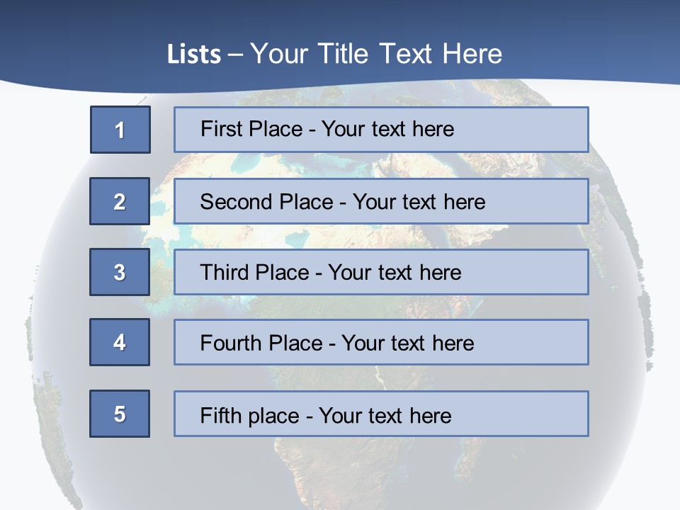 Future Earth Continents PowerPoint Template