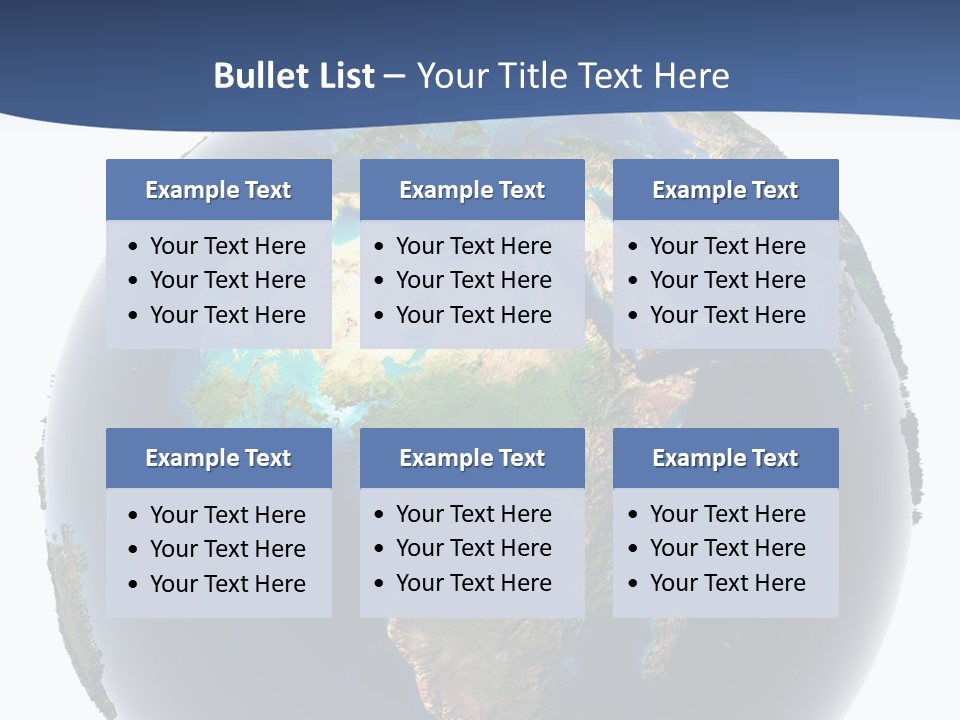 Future Earth Continents PowerPoint Template