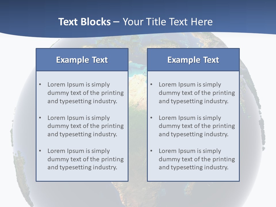 Future Earth Continents PowerPoint Template