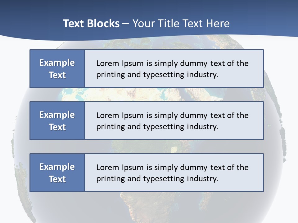 Future Earth Continents PowerPoint Template