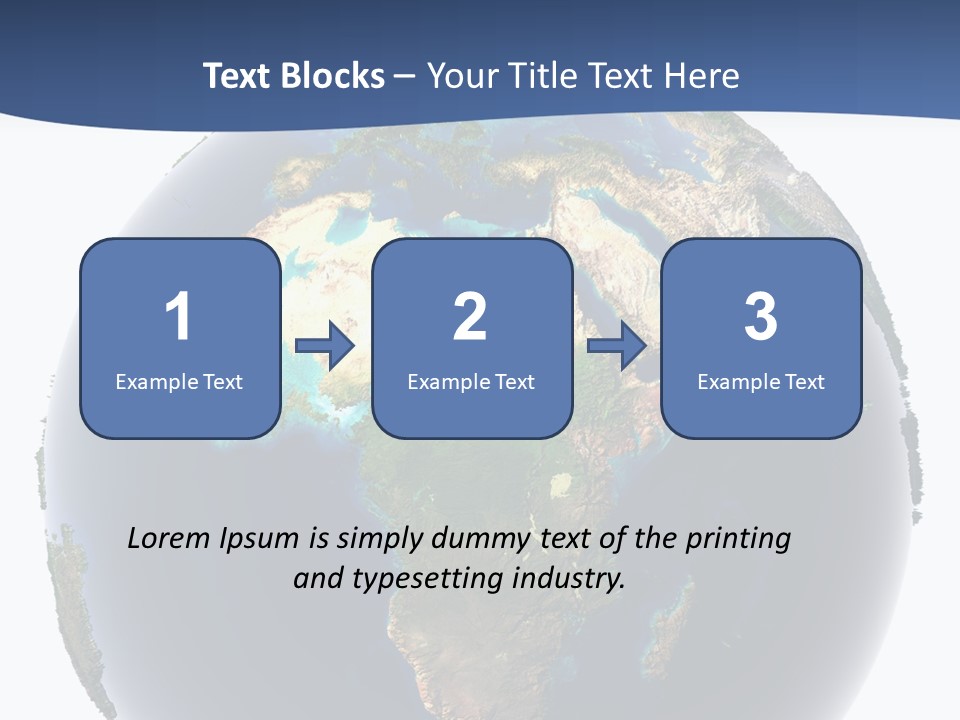 Future Earth Continents PowerPoint Template
