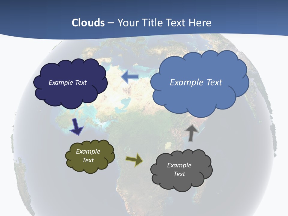 Future Earth Continents PowerPoint Template