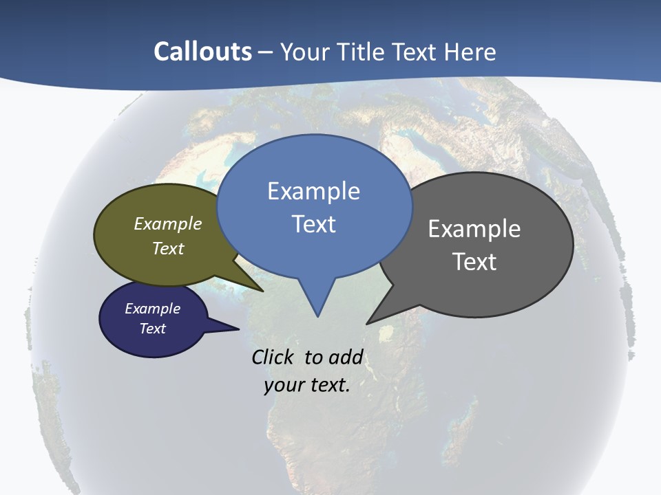 Future Earth Continents PowerPoint Template