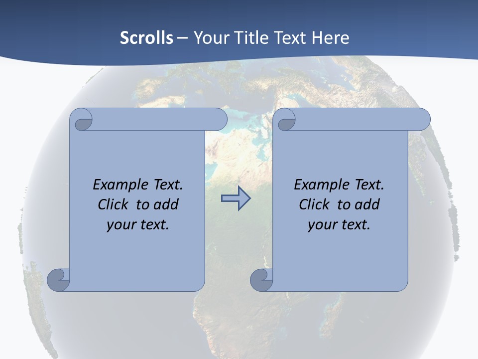 Future Earth Continents PowerPoint Template