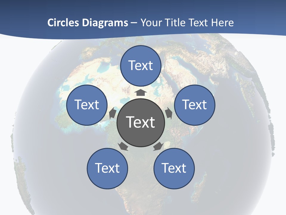 Future Earth Continents PowerPoint Template