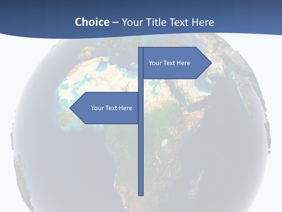 Future Earth Continents PowerPoint Template