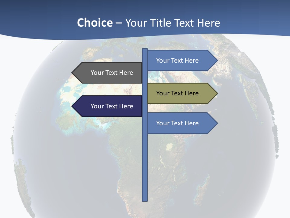 Future Earth Continents PowerPoint Template