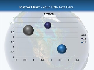 A Picture Of The Earth With A White Background PowerPoint Template