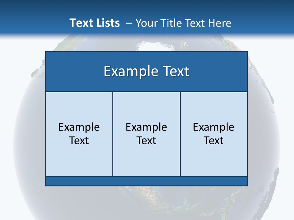 A Picture Of The Earth With A White Background PowerPoint Template