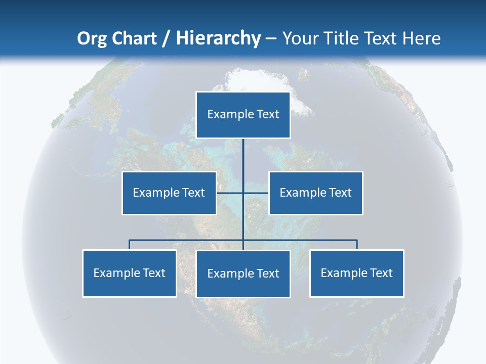 A Picture Of The Earth With A White Background PowerPoint Template