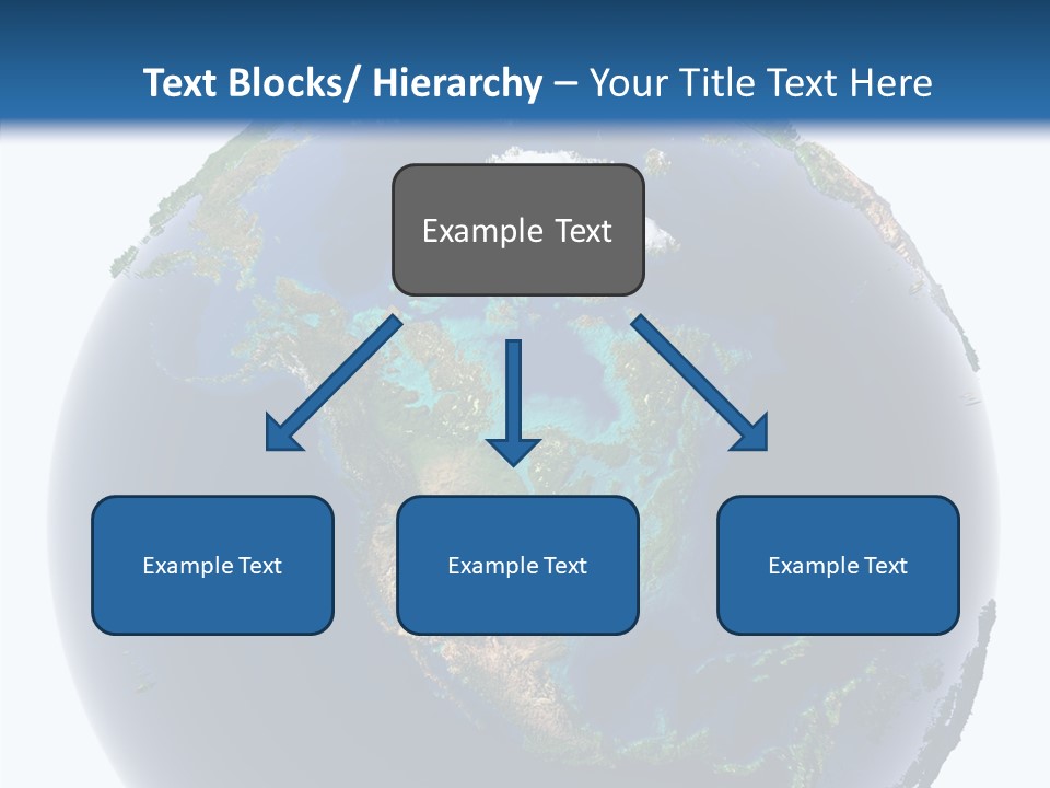 A Picture Of The Earth With A White Background PowerPoint Template