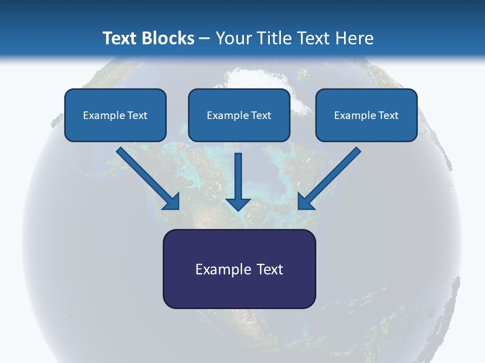 A Picture Of The Earth With A White Background PowerPoint Template