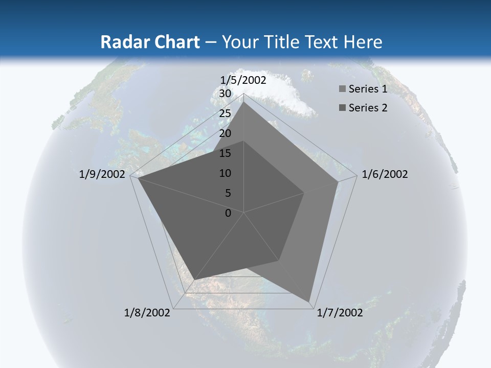 A Picture Of The Earth With A White Background PowerPoint Template