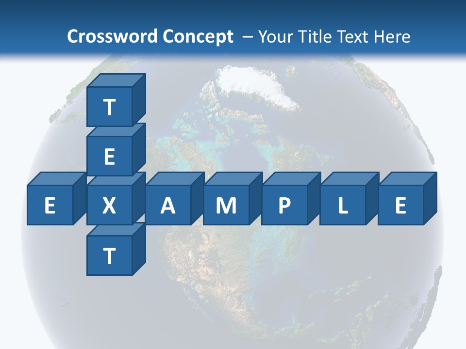 A Picture Of The Earth With A White Background PowerPoint Template