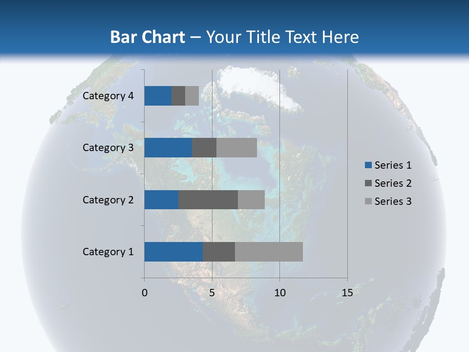 A Picture Of The Earth With A White Background PowerPoint Template