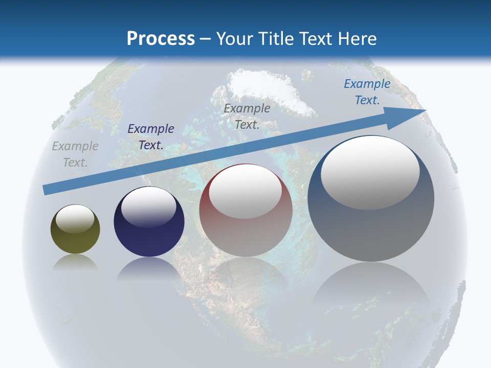 A Picture Of The Earth With A White Background PowerPoint Template