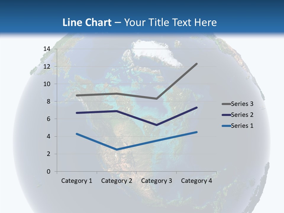 A Picture Of The Earth With A White Background PowerPoint Template