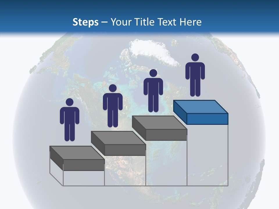 A Picture Of The Earth With A White Background PowerPoint Template
