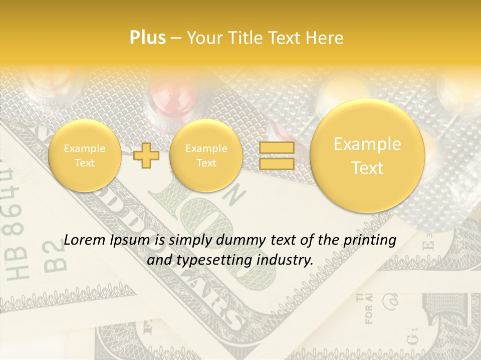 Finance Recovery Hundred PowerPoint Template
