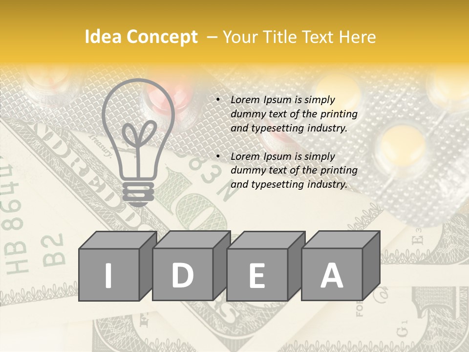 Finance Recovery Hundred PowerPoint Template