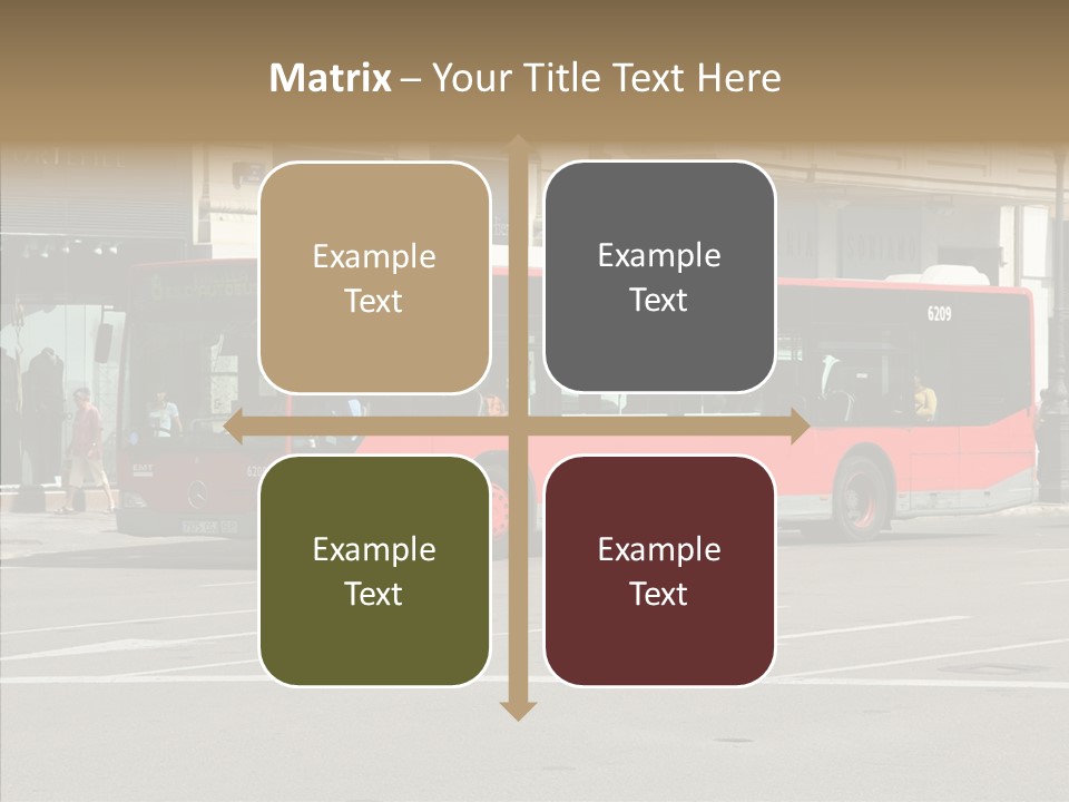 Valencia Buses PowerPoint Template