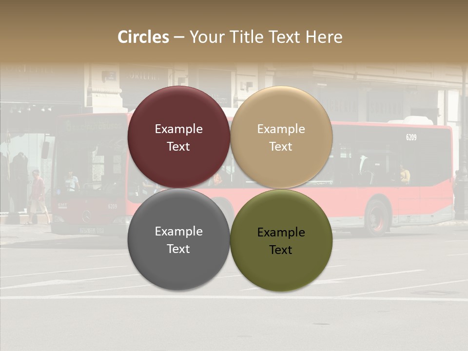 Valencia Buses PowerPoint Template