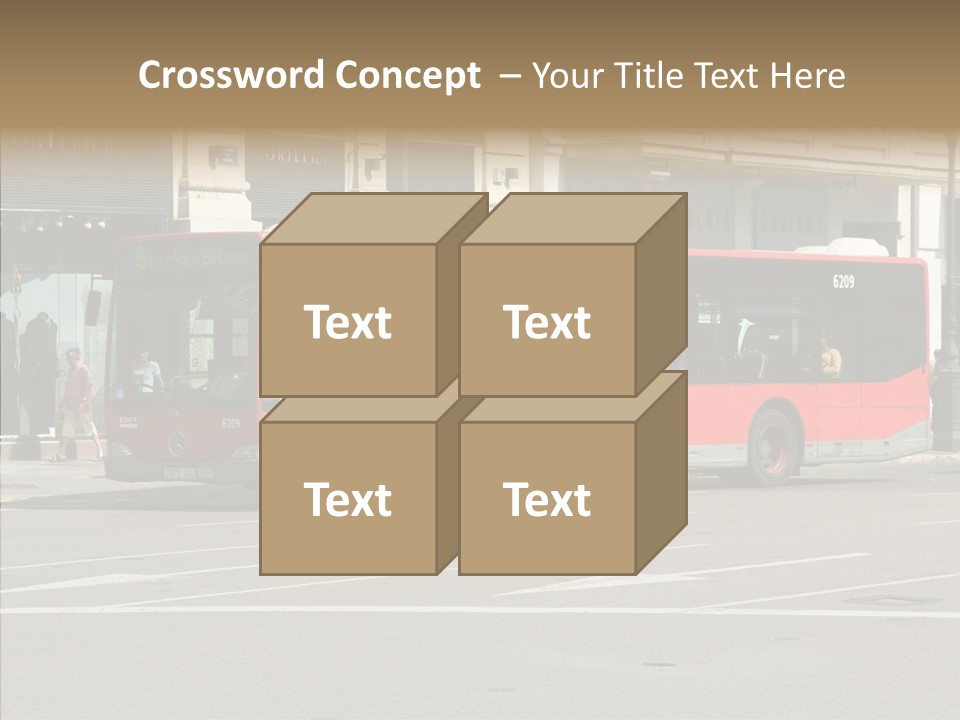 Valencia Buses PowerPoint Template